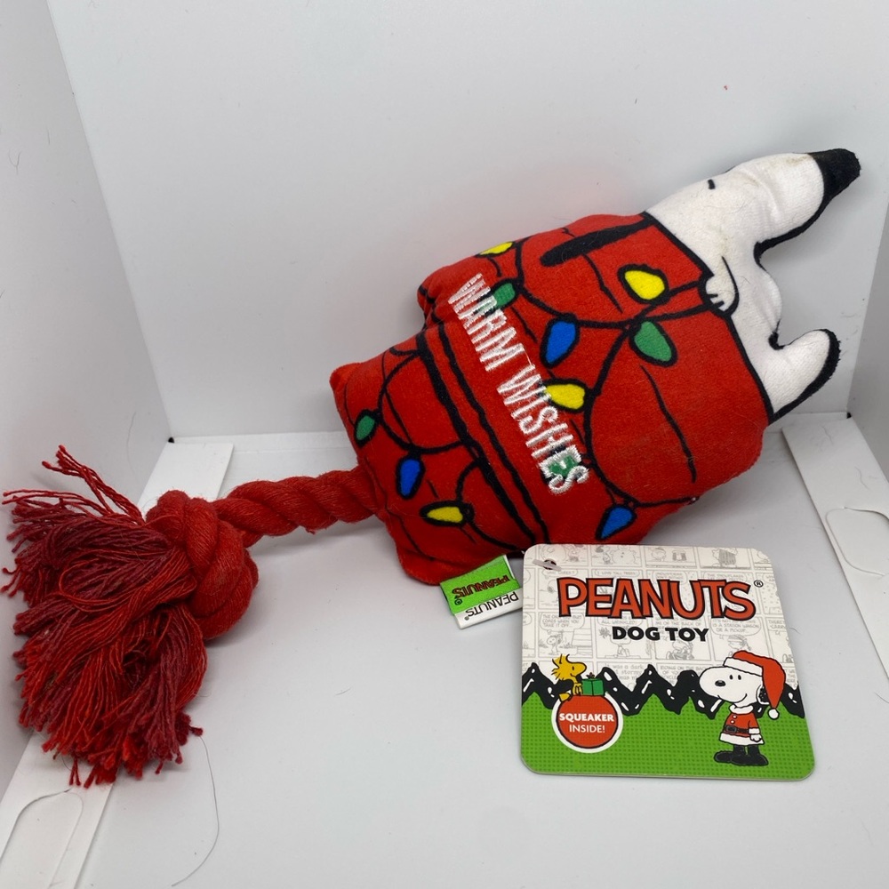 Peanuts Red Snoopy Dog Toy